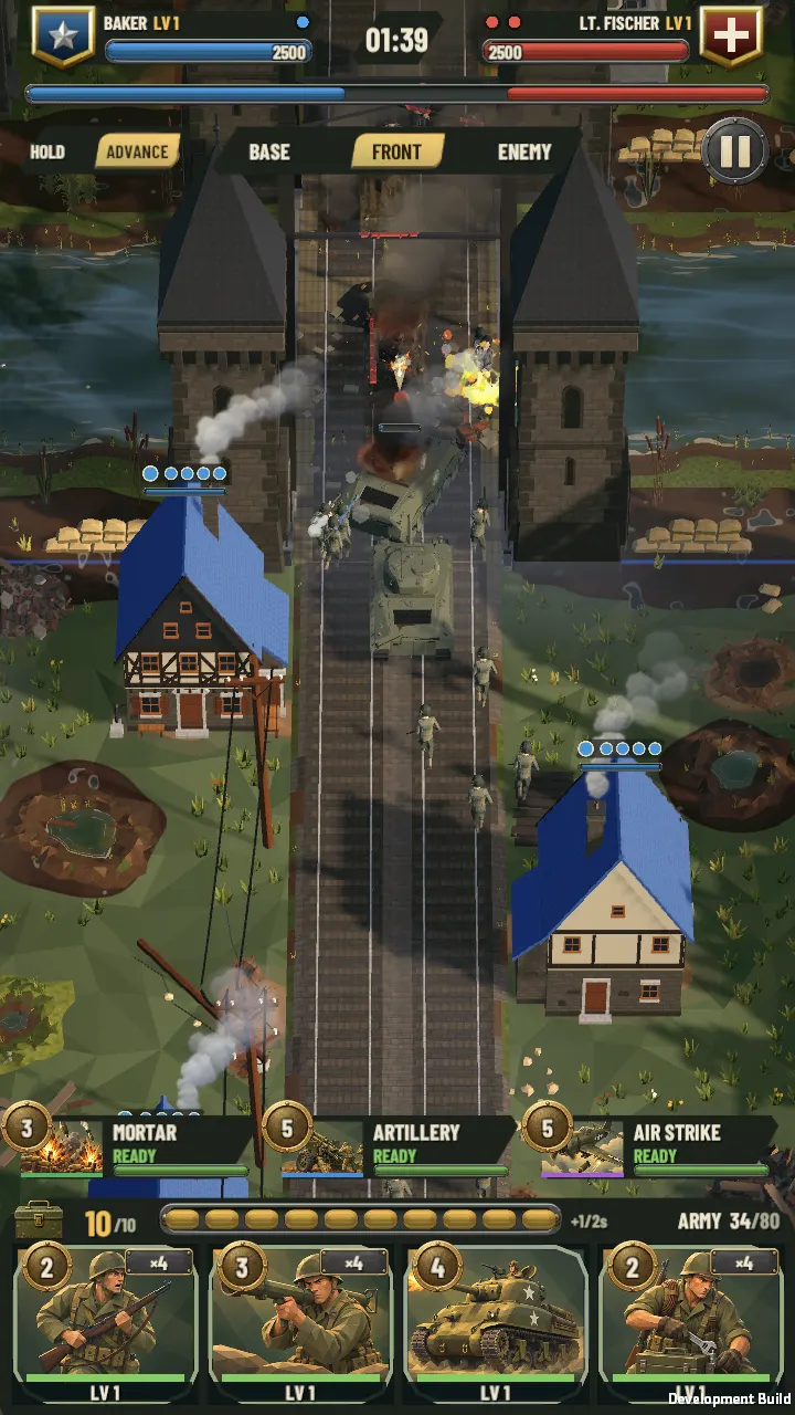 Allied armour approaches the Ludendorff Bridge at Remagen, with infantry holding the approach.